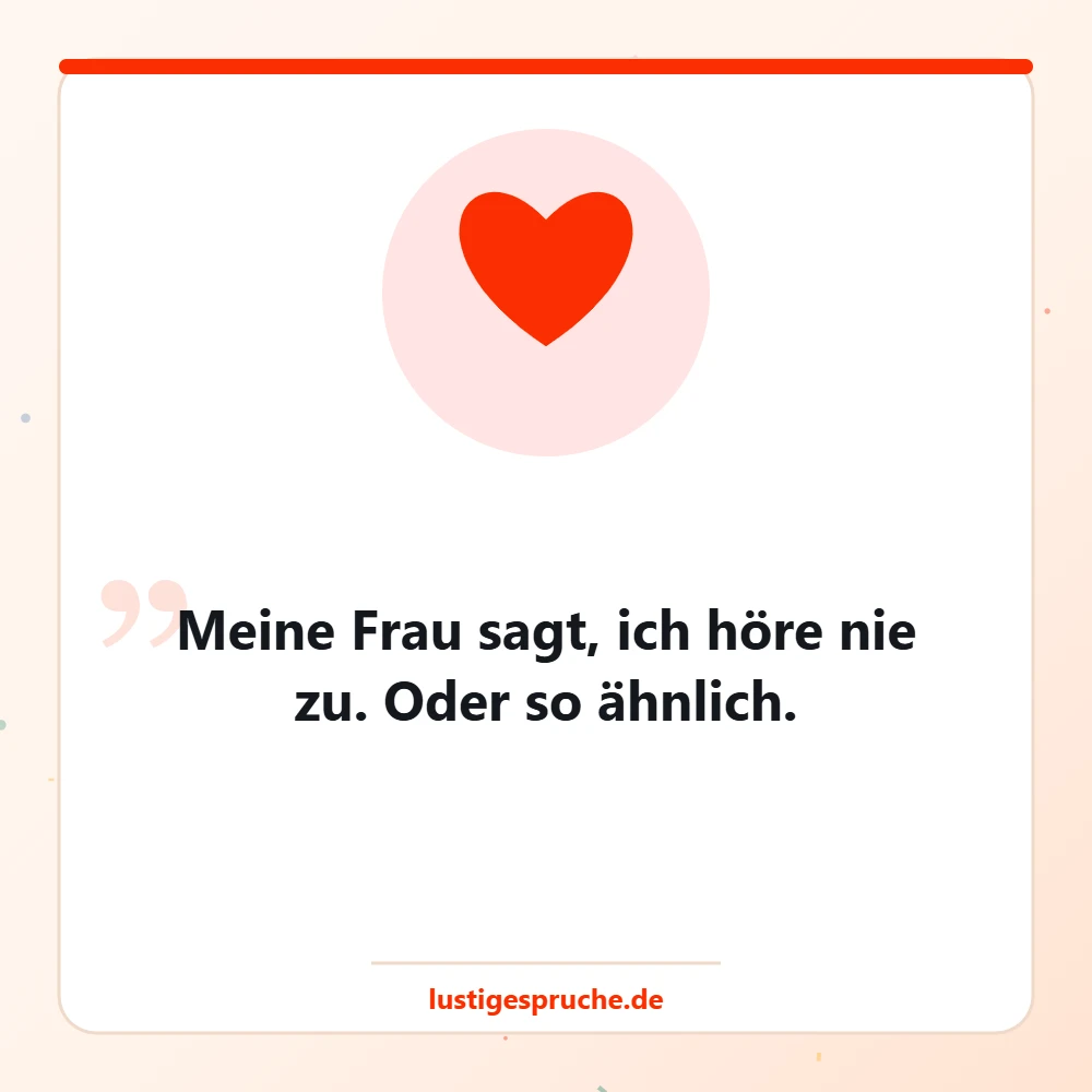Bild mit Herz und einem Ehe-Witz für Erwachsene